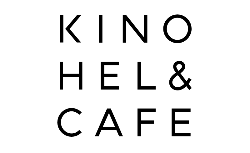 Logo KINO-HEL-&-CAFE czarne na bialym