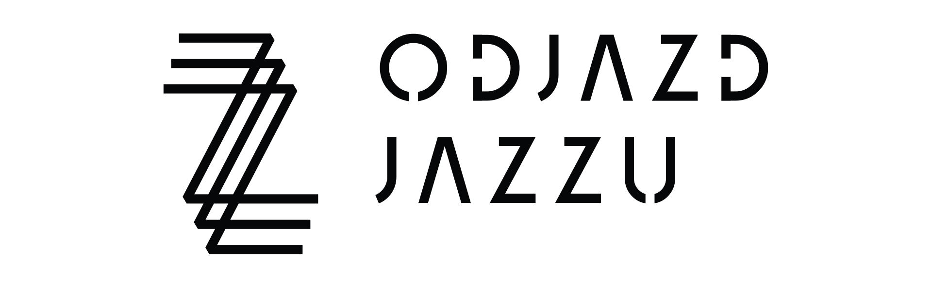 Logo Odjazd Jazzu czarne